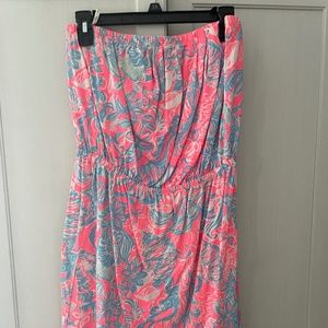 Lilly Pulitzer Windsor Strapless Jersey Dress Size